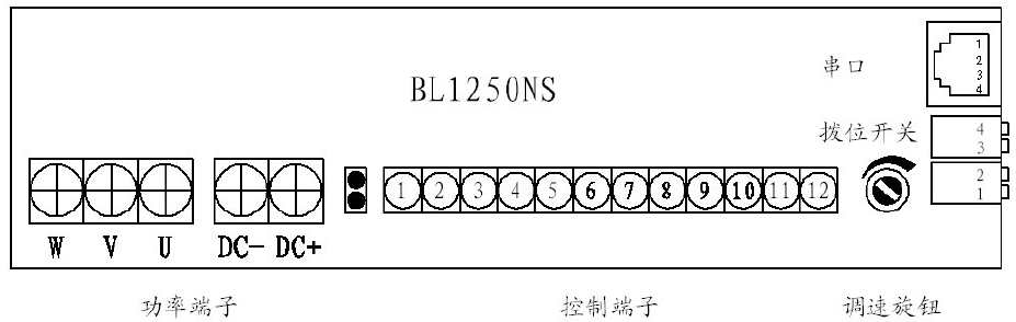 無刷驅(qū)動(dòng)器端子說明